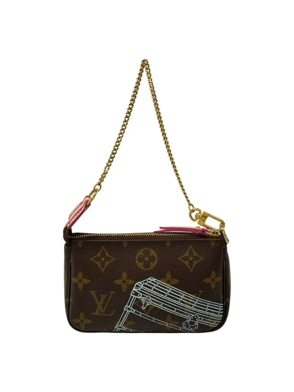Louis Vuitton Handbag Monogram Mini Pochette Soirle T&b